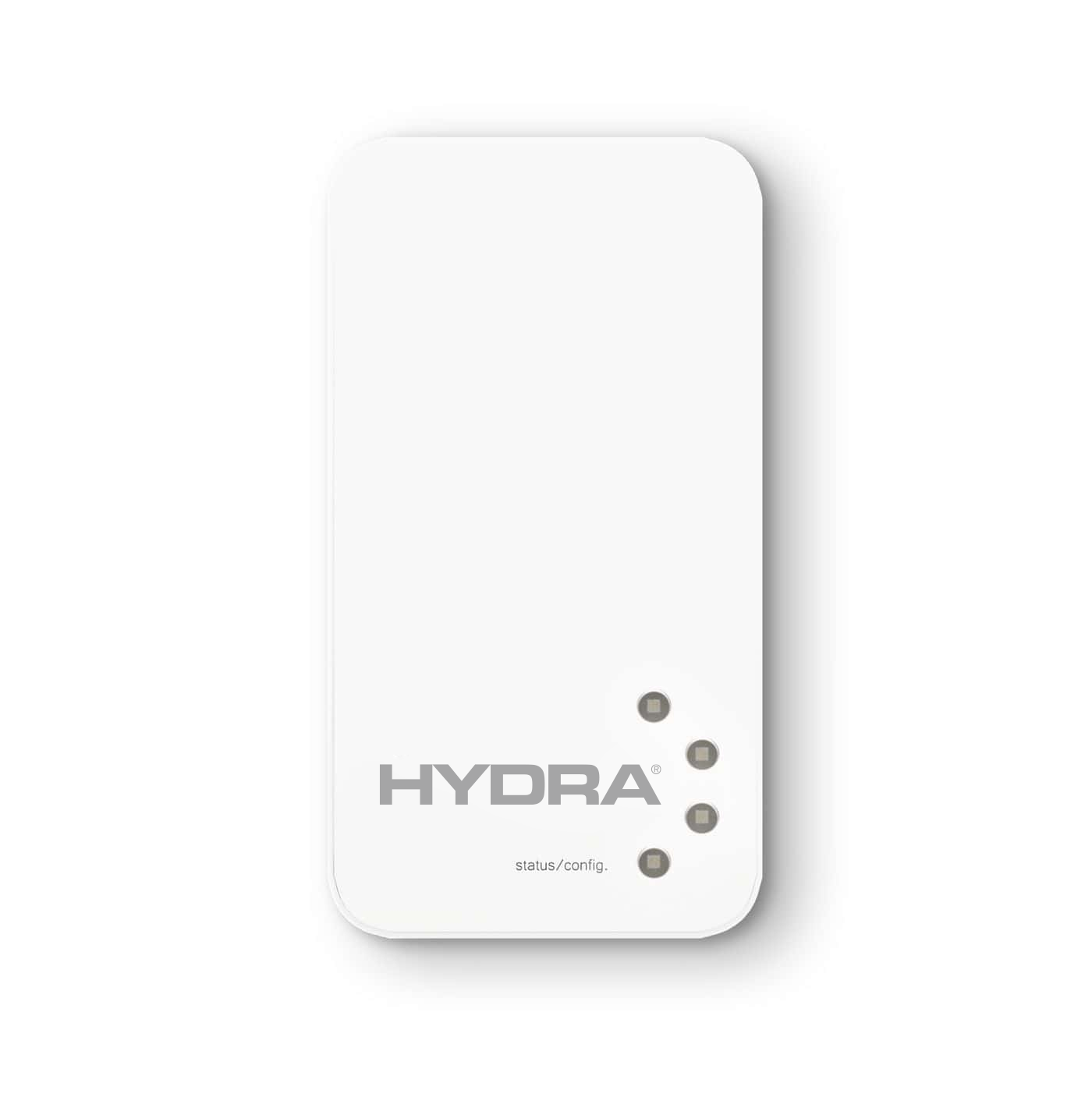 Hydra commercial EV charging dynamic power load balancer, featuring a sleek, modern, minimalistic design. Designed for real time digital energy efficiency management for residential and commercial properties.